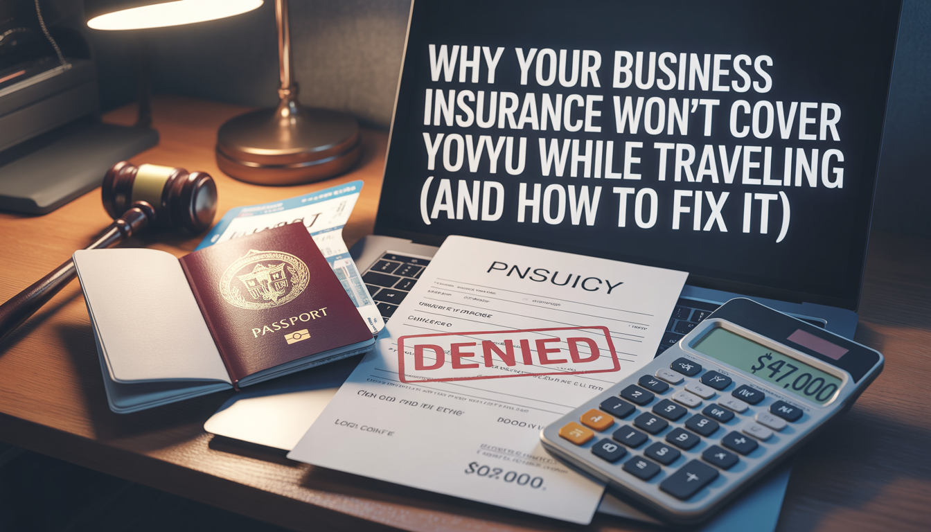 Why Your Business Insurance Won’t Cover You While Traveling (And How to Fix It)